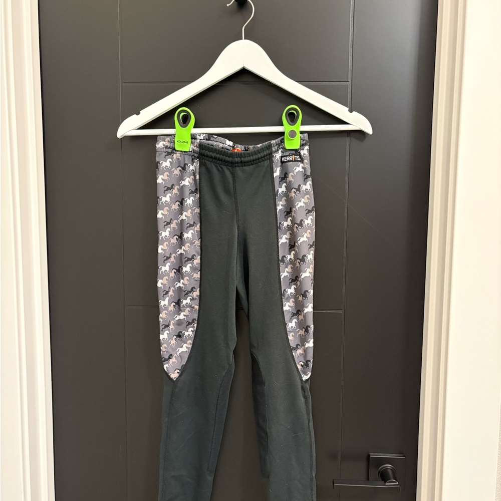 Kids Performance Knee Patch Riding Leggings